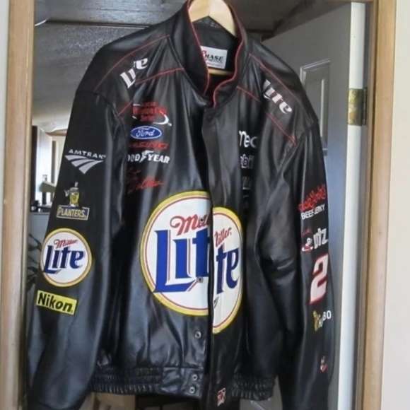Rusty Wallace racing leather jacket - Picture 2 of 2